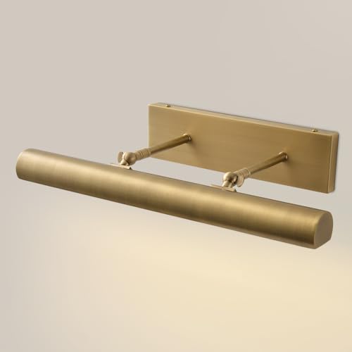 HONG DIRECT 18 Inch Picture Light Hardwired Brass for Wall Gold Gallery Light, Adjustable...