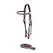 Royal King Buckstitched BB Headstall Reins Dk Oil