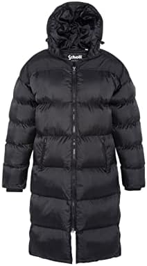 Doudoune extra longue a capuche homme Schott Ref 5
