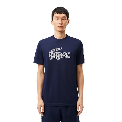 LACOSTE TH2623 Camisetas Manga corta Hombre Azul