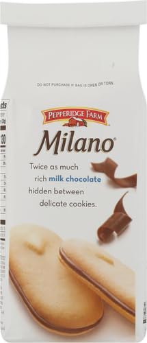 Image of Pepperidge Farm Milano Double Milk Chocolate Cookies, 7.5 OZ Bag (15 Cookies)