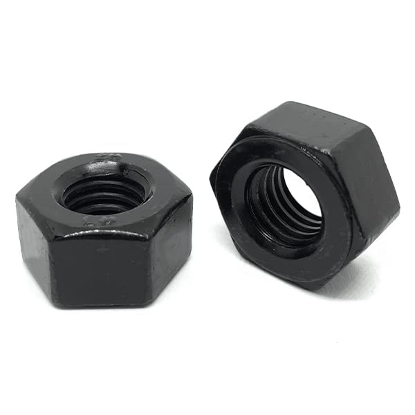 (6 Pieces) 1/2"-13 Grade 2H Heavy Hex Nuts Plain & Oil