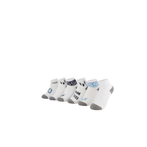 Image of Messi Boys' Lifestyle Ankle Socks, 6-pack, Soft & Stretchy, Comfortable