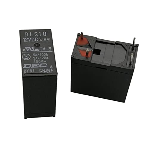 Relais DLS1U-12VDC d'origine en lot de 10 pièces pour circuit imprimé