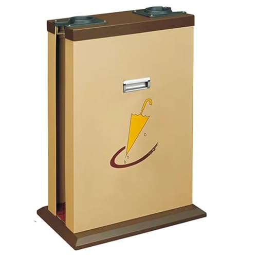 Máquina de envolver paraguas comercial, estante doble de acero inoxidable para embalaje de bolsas húmedas de hotel