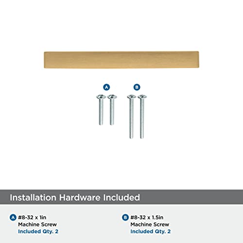 Image of Amerock Monument 3 inch (76mm) Center-to-Center Champagne Bronze Cabinet Pull - 10 Pack