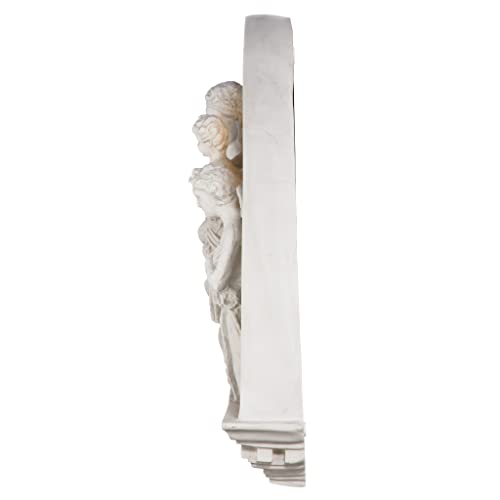 Design Toscano Blessed Union Renaissance Arch Sculptural Lunetta, Ivory/Gold #TOP3