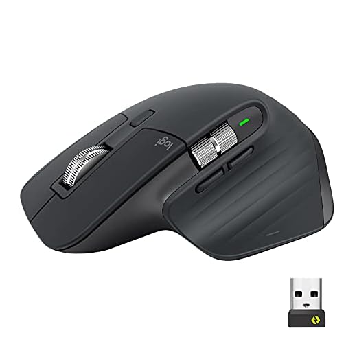 Logitech MX Master 3 for Business - Souris sans fil, récepteur USB Logi Bolt, Bluetooth, défilement rapide, suivi toutes surfaces 4000 PPP, ergonomique, 7 boutons, rechargeable, PC/Mac/Linux -Graphite
