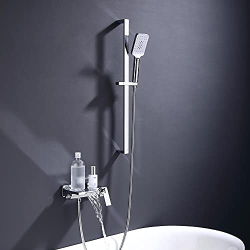 Robinet cascade baignoire mural pour optimiser l'espace de douche - 5