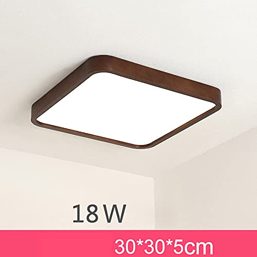 Candelabros LED dormitorio con incrustaciones de nogal retro para techo de cocina 4