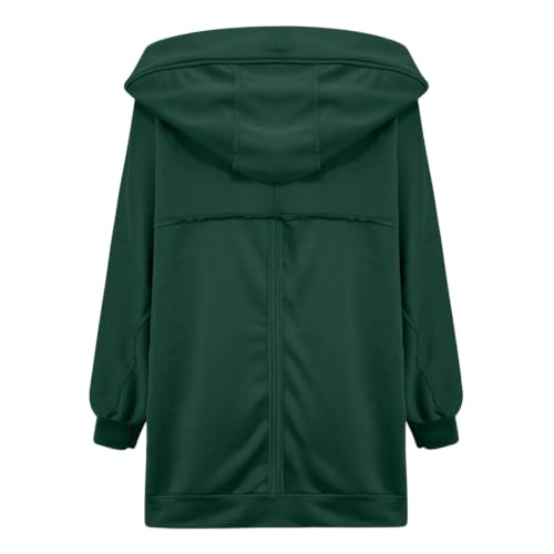 Cárdigan con capucha informal de punto ligero con cremallera para mujer 4
