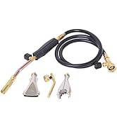 Flame King Propane Gas Torch 6,000 BTU Kit w/ 3 Burners for Melting, Brazing Gold and Silver Prec...