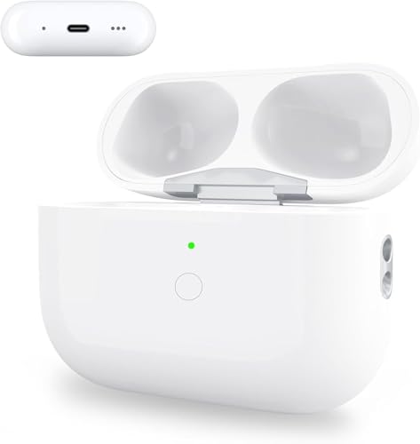TERRIFI Wireless Charging Case for AirPods Pro 1 and 2 Gen, USB-C Port, Compatible with AirPod Pro 1st/2nd Gen, Replacement Charger Case, Type-C Port, Bluetooth Pairing Sync Button