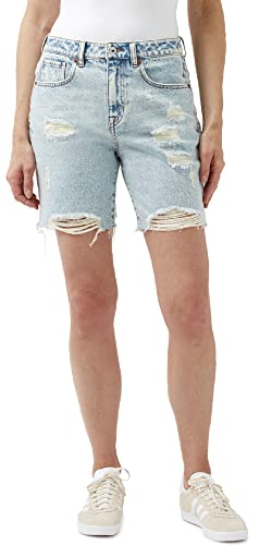 Short en jean mom Buffalo délavé parfait pour vos sorties d'été en terrasse