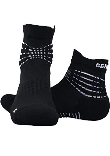 Germapro 3D Multi-Performance Cushioned Running Socks With Anti-Stress-Blister Moisture Wicking For Men & Women 2 Pairs Bw Xl #TOP4