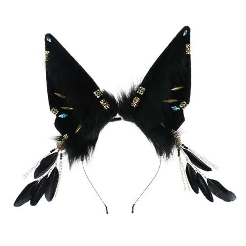 Bandeau d'oreille en peluche pour vos soirées à thème et bal masqué de fin d'année