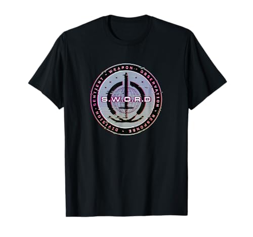 T-shirt WandaVision S.W.O.R.D. Marvel avec logo glitch pour fan de comics