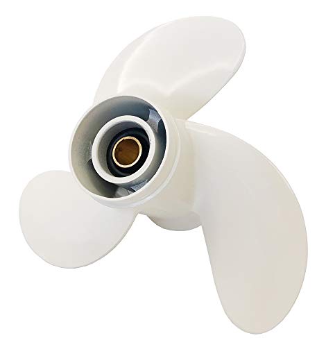 COPKINGO Boat Propeller 8 1/2x8 1/2 -N for Yamaha 6hp 8hp 9.9hp F6 F8 F9.9/ Outboard Propeller for