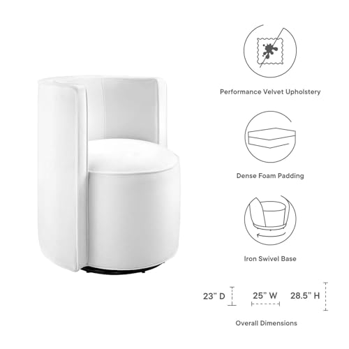 Sillón Plegable Blanco Velvet miniatura 7