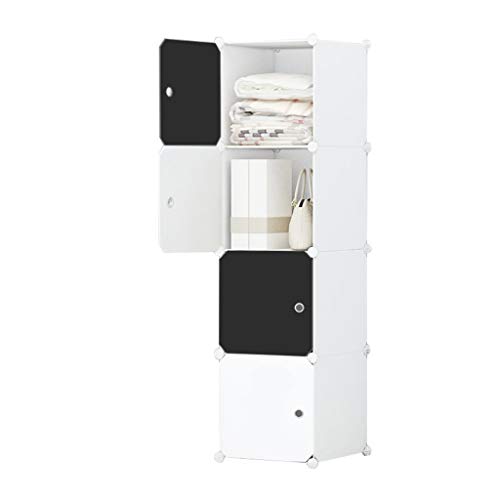 ZZF Combination Wardrobe Storage Wardrobe Simple Fabric Steel Frame Assembly Plastic Wardrobe Combination Hanging Wardrobe Single Double Dormitory Simple Modern