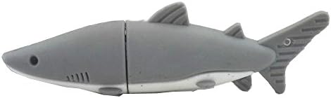 Aneew 16GB 2.0 Pendrive Gray Shark Fish Animals USB Flash Pen Drive Memory Thumb Stick Storage Data Photograph Gift