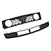 HECASA Front Upper Grille & Lower Grille Compatible with 2005-2009 Ford Mustang GT 6R3Z8200BA 7R3Z17K945BA FO1200422 FO1036114 Bumper Grill With Round Headlight Holes 2pcs Black