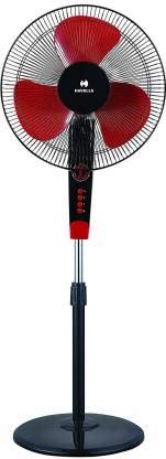 Havells Augusta 400mm Pedestal Fan (Black Red)