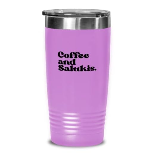 Saluki Dog Lover 70s Retro Dog Owner Mom Dad Travel Mug, Gifts, Tumbler, Home Office Decor, Coffee Cup, Unique Gag Idea, Him Her