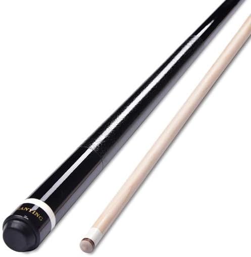 Pool Cue Billiard Stick Cue Tips 1/2 Cue with Hard Shell Standard Balance Completely Flat Surface No Painting Process Billiard Accessories, 12.75 Club Head High-Grade Billiard Cue EIIDJFF 230202(Color