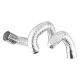 Codo de estufa, tubo de chimenea telescópico de acero inoxidable de 2 a 5 pies, para estufas de leña, resistente a altas temperaturas y para camping o uso en interiores