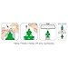 LITTLE TREES Car Air Freshener | Hanging Paper Tree for Home or Car | Green Apple | Pack of 3