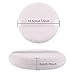 WXJ13 4 Pack 4.12 Inch Large Loose Powder Puff with 2 Pack Gold Metal Powder Box, Smooth Soft Puff with Ribbon Band Handle for Body Loose Powder
