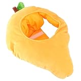 [Lurrose] 芒果形状フルーツ帽子 フルーツシェイプヘッドギア コスプレパーティー用 おしゃれな撮影小道具 誕生日やハロウィンに