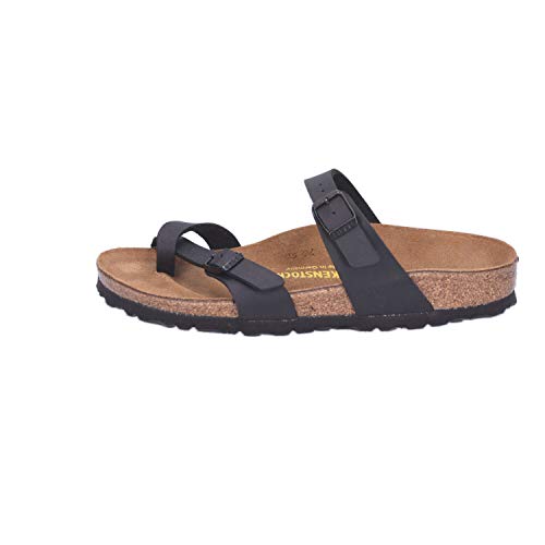 Image of Birkenstock Mayari, Women's Open Back Slippers, Black (Black), 9 UK (43 EU)