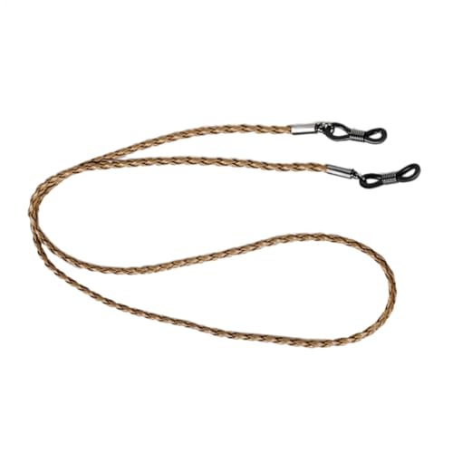 Correa de soporte para gafas, retenedor de cuerda deportiva para gafas, 27.56 pulgadas ajustable para gafas de sol, soporte para el cuello, retenedor de cordón, Caqui, Refer to description