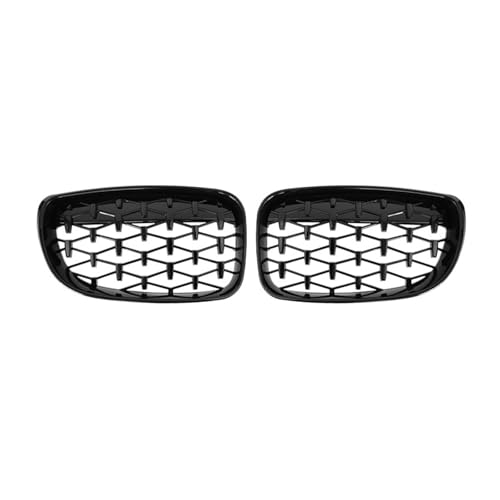 Grille diamant pour BMW série 1 E87 E81 E82 E88 design noir luxe