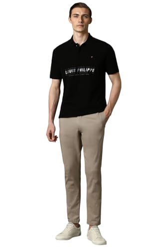 Image of Louis Philippe Men's Cotton Slim Fit T-Shirt