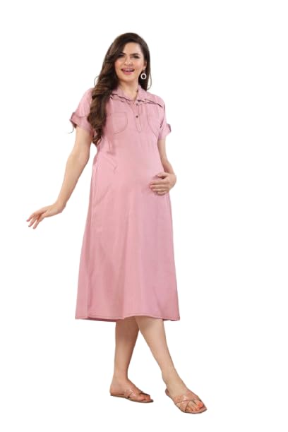 Pure Cotton Embroidery Nighty for Women's | Night Gown | Nighty | Nightdress | Maxi | Sleepwear | Jaipuri Nighty | Nighties | Gown-image-18