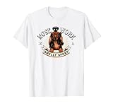 Le travail du nez de chien teckel à poils longs est un cadeau de sport malodorant T-Shirt