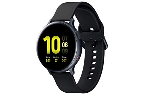 Image of Samsung Galaxy Watch Active 2 (Bluetooth + LTE, 44 mm) - Black, Aluminium Dial, Silicon Straps