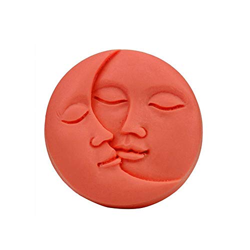 Echodone Moon Face Silicone Mold For Resin Silicone Mold For Diy Jewelry Making, Candle, Artificial Gems, Polymer Clay, Cake Fondant Mold #TOP6