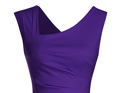 Image of MUXXN Women's Retro 1950s Style Sleeveless Slim Business Pencil Dress