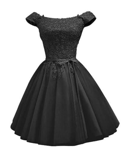 Image of Asulla Short Prom Dresses Homecoming Cocktail Dresses Lace Appliques Bridesmaid Dresses for Wedding