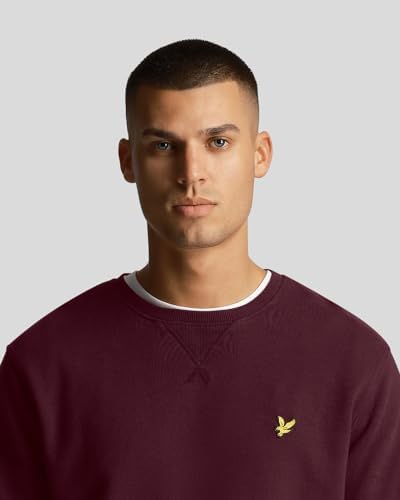 Lyle & Scott Męska Bluza z logo, Czerwony