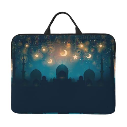 Housse ordinateur 14" antichoc en tissu Oxford imperméable à poignée