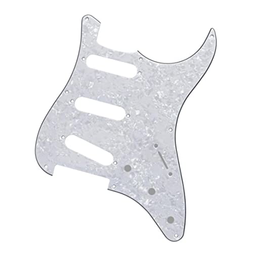 Pickguard chargé pré-pressé, pickguard de guitare Strat à 11 trous compatible avec Fender USA/Mexican Made Stratocaster… - Les Beatles, Paul McCartney, John Lennon, RIngo Starr, George Harrison Pickguard chargé pré-pressé, pickguard de guitare Strat à 11 trous compatible avec Fender USA/Mexican Made Stratocaster… – Image 5