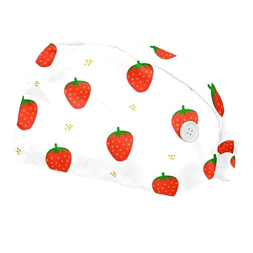 Casquettes de travail VERED anti-sueur pour stopper la transpiration avec style fruits rouges