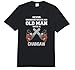 Never Underestimate an Old Man Chainsaw Carpenter Lumberjack Comfort Colors Adult Heavyweight T-Shirt