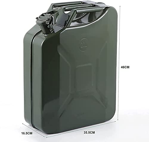 Bidon d'essence 20L en métal pour éviter la panne sèche