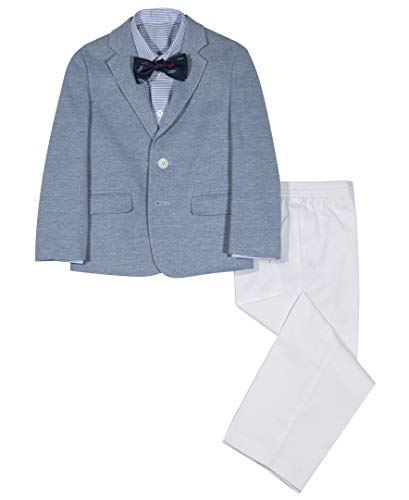 Image of Nautica Boys' Suit Set with Jacket, Pant, Shirt and Tie